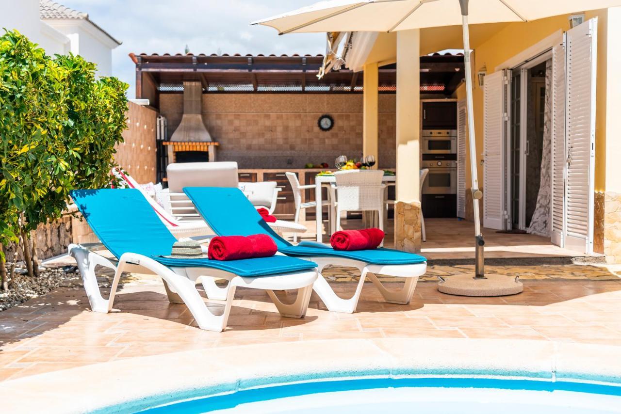 Beautiful Villa Anna With Heated Pool Costa Adeje  Dış mekan fotoğraf
